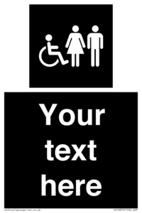 DV10872: Custom information: black panel disabled female and male