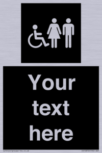 DV10872: Custom information: black panel disabled female and male