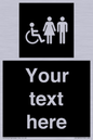 DV10872: Custom information: black panel disabled female and male
