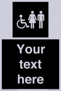 DV10872: Custom information: black panel disabled female and male