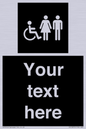 DV10872: Custom information: black panel disabled female and male