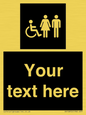 DV10872: Custom information: black panel disabled female and male