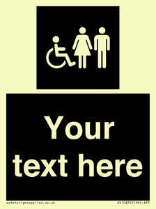 DV10872: Custom information: black panel disabled female and male