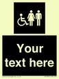 DV10872: Custom information: black panel disabled female and male