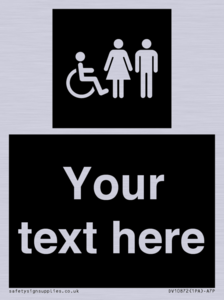 DV10872: Custom information: black panel disabled female and male