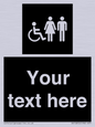 DV10872: Custom information: black panel disabled female and male