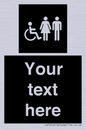 DV10872: Custom information: black panel disabled female and male