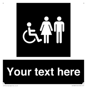 DV10872: Custom information: black panel disabled female and male