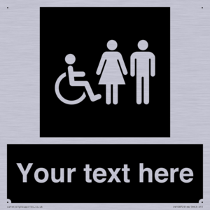 DV10872: Custom information: black panel disabled female and male