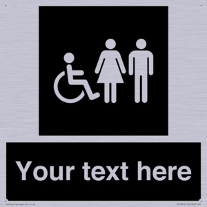 DV10872: Custom information: black panel disabled female and male