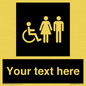 DV10872: Custom information: black panel disabled female and male