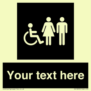 DV10872: Custom information: black panel disabled female and male