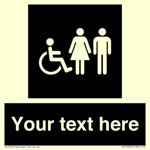 DV10872: Custom information: black panel disabled female and male