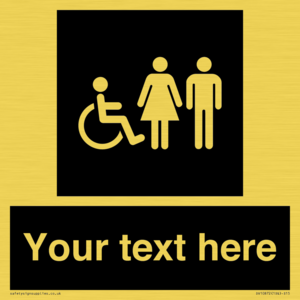 DV10872: Custom information: black panel disabled female and male