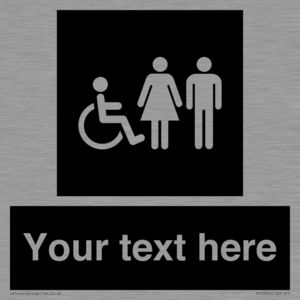 DV10872: Custom information: black panel disabled female and male