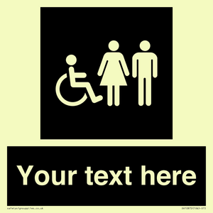 DV10872: Custom information: black panel disabled female and male