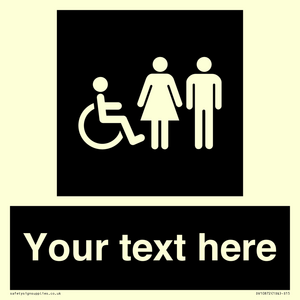 DV10872: Custom information: black panel disabled female and male