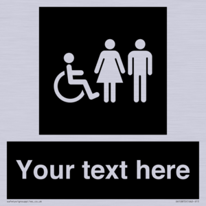 DV10872: Custom information: black panel disabled female and male