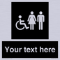 DV10872: Custom information: black panel disabled female and male