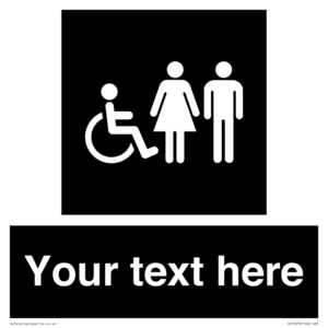 DV10872: Custom information: black panel disabled female and male