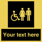 DV10872: Custom information: black panel disabled female and male