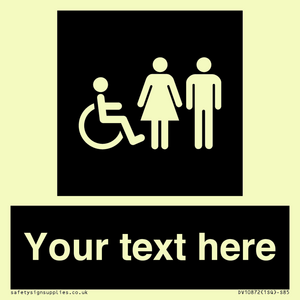 DV10872: Custom information: black panel disabled female and male