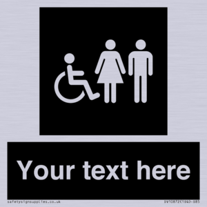 DV10872: Custom information: black panel disabled female and male