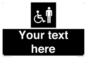 DV10873: Custom information: black panel disabled and male