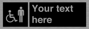 DV10873: Custom information: black panel disabled and male