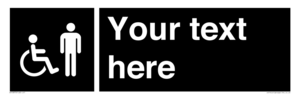 DV10873: Custom information: black panel disabled and male