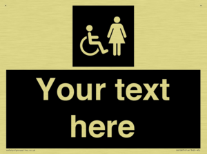 DV10875: Custom information: black panel disabled and female