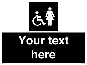 DV10875: Custom information: black panel disabled and female