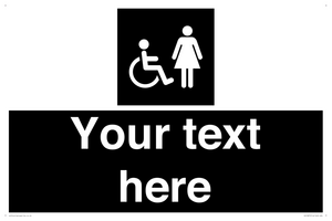 DV10875: Custom information: black panel disabled and female