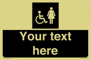 DV10875: Custom information: black panel disabled and female