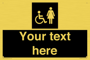 DV10875: Custom information: black panel disabled and female