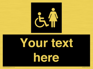 DV10875: Custom information: black panel disabled and female