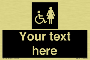 DV10875: Custom information: black panel disabled and female