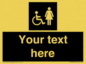 DV10875: Custom information: black panel disabled and female