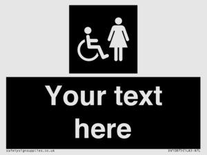 DV10875: Custom information: black panel disabled and female