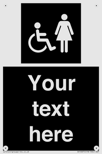 DV10875: Custom information: black panel disabled and female