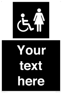 DV10875: Custom information: black panel disabled and female