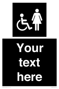 DV10875: Custom information: black panel disabled and female