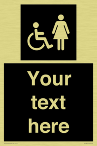 DV10875: Custom information: black panel disabled and female