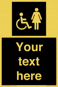 DV10875: Custom information: black panel disabled and female