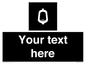 DV10877: Custom information: black panel -urinal toilet