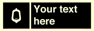 DV10877: Custom information: black panel -urinal toilet