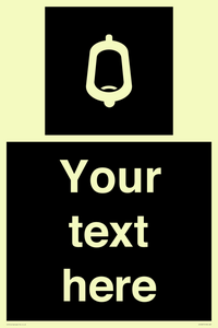 DV10877: Custom information: black panel -urinal toilet