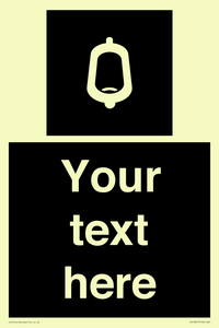 DV10877: Custom information: black panel -urinal toilet