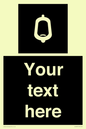 DV10877: Custom information: black panel -urinal toilet