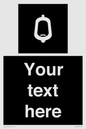 DV10877: Custom information: black panel -urinal toilet